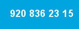 920 836 23 15 920 836 23 15